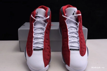 RED RETRO JORDAN - 13 FLINT GYM GREY 0928